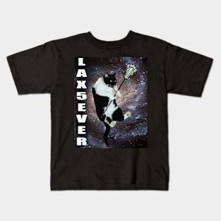 Lacrosse Cat Kids T-Shirt